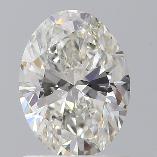 1.0 carat I-SI2 Natūralus Oval Deimantas (1)