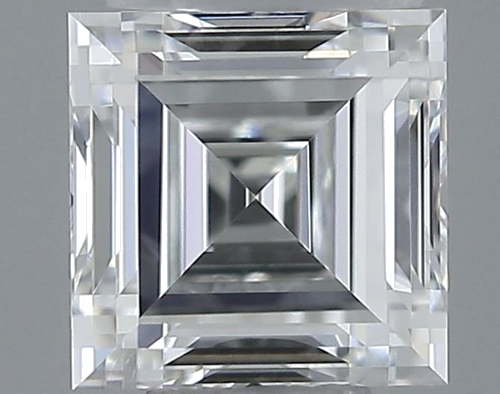 0.43 carat G-VVS2 Natūralus Square Radiant Deimantas (1)