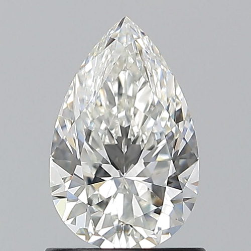 1.01 carat H-VS1 Natūralus Pear Deimantas (1)