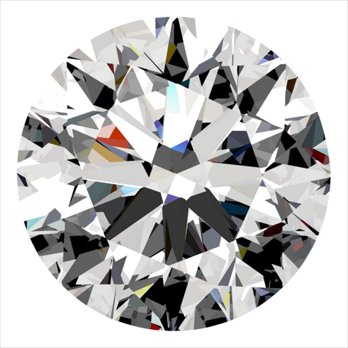 0.3 carat G-VVS2 Very Good cut Natūralus Round Deimantas (1)
