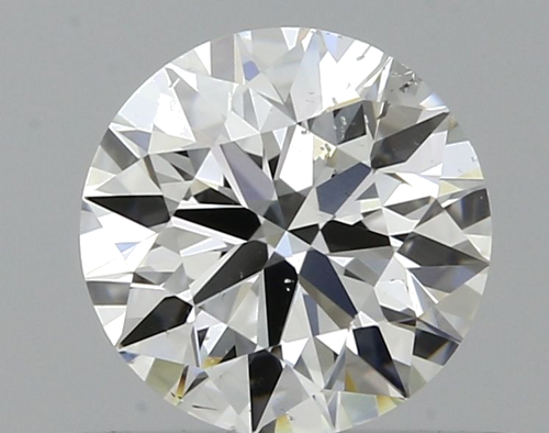 0.5 carat F-SI1 Excellent cut Natūralus Round Deimantas (1)