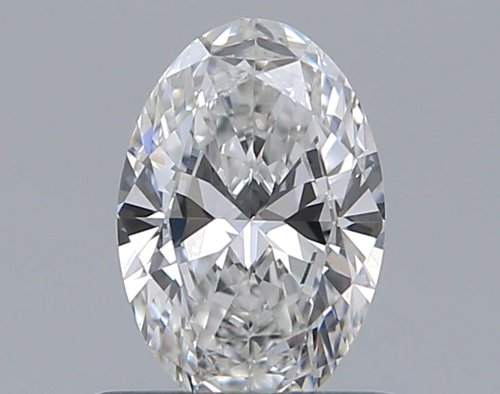 0.5 carat F-VVS2 Natūralus Oval Deimantas (1)