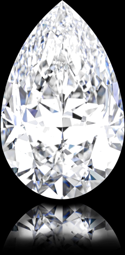 8.02 carat D-FL Natūralus Pear Deimantas (1)