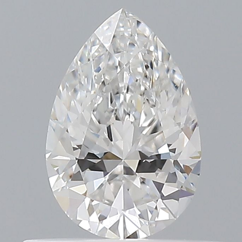 0.51 carat E-VS2 Natūralus Pear Deimantas (1)