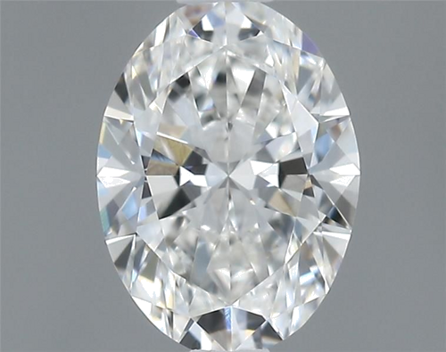 0.4 carat F-VVS1 Natūralus Oval Deimantas (1)