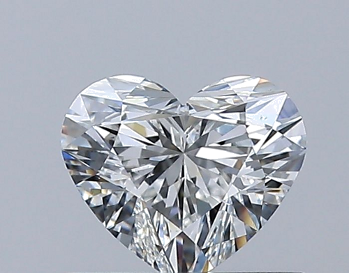 0.51 carat G-VS2 Natūralus Heart Deimantas (1)