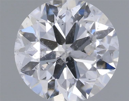 0.5 carat D-SI2 Very Good cut Natūralus Round Deimantas (1)