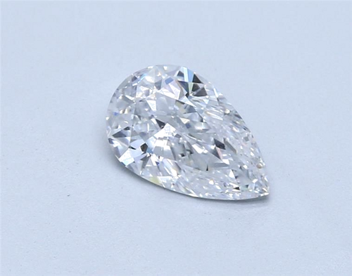 1.07 carat D-IF Natūralus Pear Deimantas (1)
