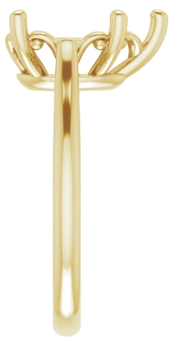 Sužadėtuvių Žiedas „Solitaire“ 14k yellow gold Pear 12mm x 8mm (4)