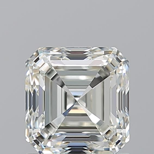 1.51 carat K-VS1 Natūralus Asscher Deimantas (1)