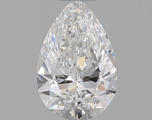 0.33 carat D-VVS1 Natūralus Pear Deimantas (1)