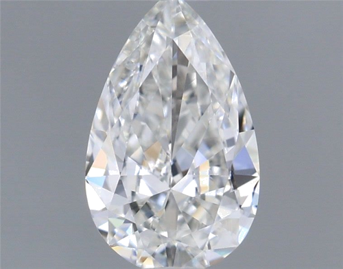 0.5 carat F-VVS1 Natūralus Pear Deimantas (1)