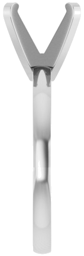 Sužadėtuvių Žiedas „Solitaire“ 585 Baltojo Aukso Round 9mm (4)