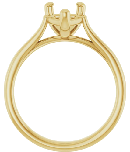 Sužadėtuvių Žiedas 14k yellow gold Pear 10mm x 7mm (2)