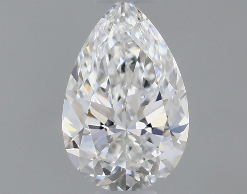 0.3 carat F-VVS2 Natūralus Pear Deimantas (1)
