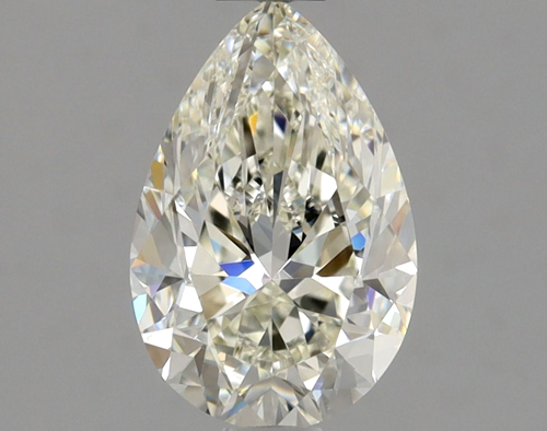 1.01 carat K-VVS2 Natūralus Pear Deimantas (1)