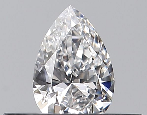 0.24 carat E-VVS2 Natūralus Pear Deimantas (1)