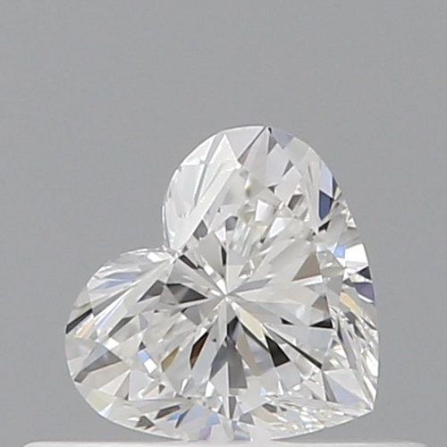 0.3 carat F-VVS1 Natūralus Heart Deimantas (1)