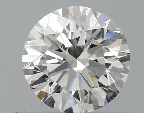 0.5 carat G-SI1 Excellent cut Natūralus Round Deimantas (1)