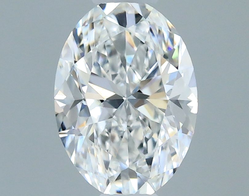 0.4 carat E-VVS1 Natūralus Oval Deimantas (1)