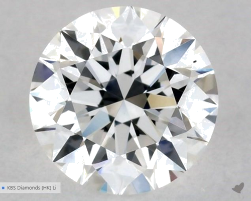 0.55 carat D-VS2 Excellent cut Natūralus Round Deimantas (1)