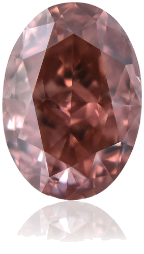 0.35 carat Fancy Deep  Pink-VS2 Natūralus Oval Deimantas (1)