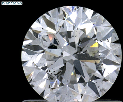0.9 carat D-SI2 Very Good cut Natūralus Round Deimantas (1)