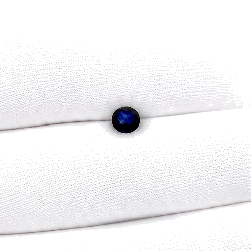 0.55 carat BLUE Round Safyras (1)
