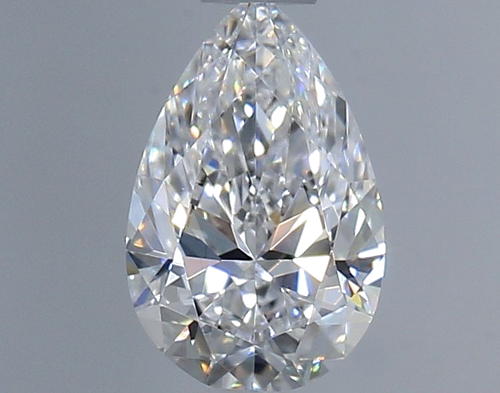 0.53 carat D-VS1 Natūralus Pear Deimantas (1)
