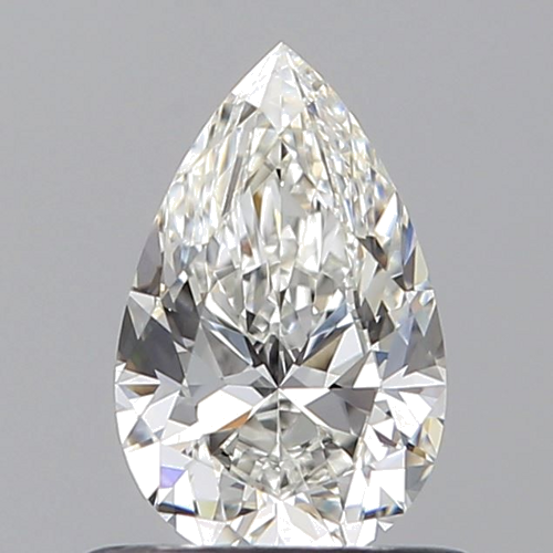 0.6 carat G-VVS2 Natūralus Pear Deimantas (1)