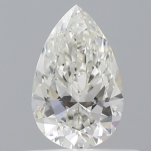 0.5 carat I-SI1 Natūralus Pear Deimantas (1)