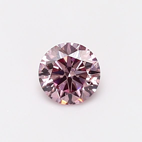 0.35 carat Fancy Vivid Purplish Pink-SI2 Natūralus Radiant Deimantas (1)