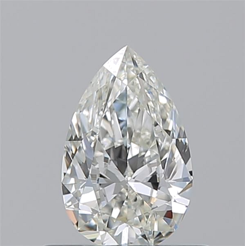 0.53 carat I-VVS2 Natūralus Pear Deimantas (1)