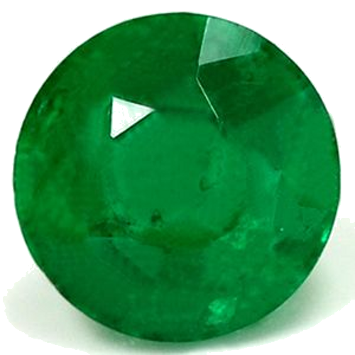 0.56 carat GREEN Round Smaragdas (1)