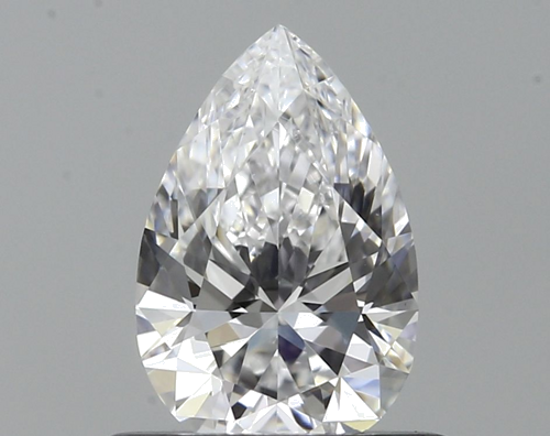 0.5 carat D-VS1 Natūralus Pear Deimantas (1)