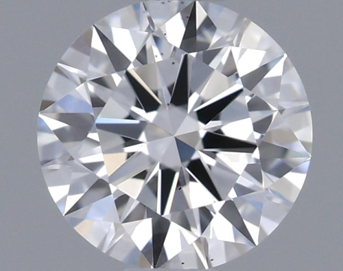 0.57 carat E-VS2 Excellent cut Natūralus Round Deimantas (1)