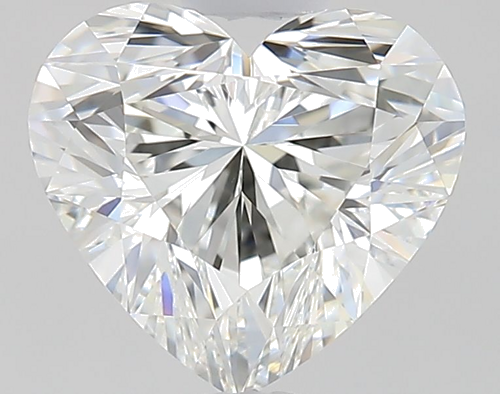 1.0 carat G-VVS2 Natūralus Heart Deimantas (1)