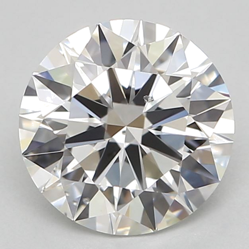 0.91 carat F-SI1 Excellent cut Natūralus Round Deimantas (1)