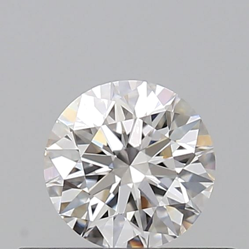 0.37 carat F-VVS1 Excellent cut Natūralus Round Deimantas (1)