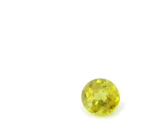 0.53 carat YELLOW Round Sphene (1)