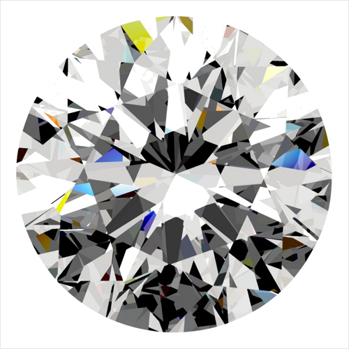 0.36 carat E-VVS1 Excellent cut Natūralus Round Deimantas (1)