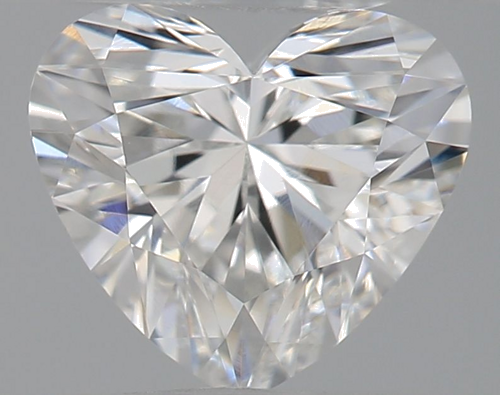 0.51 carat E-VVS2 Natūralus Heart Deimantas (1)