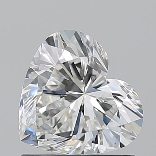 1.01 carat G-VS2 Natūralus Heart Deimantas (1)