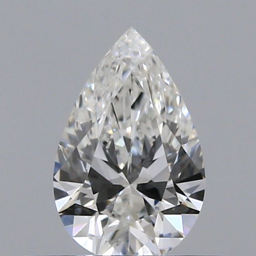 0.32 carat G-VVS1 Natūralus Pear Deimantas (1)