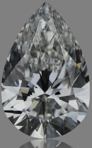 0.51 carat D-VVS1 Natūralus Pear Deimantas (1)