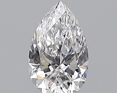 0.5 carat D-VS2 Natūralus Pear Deimantas (1)