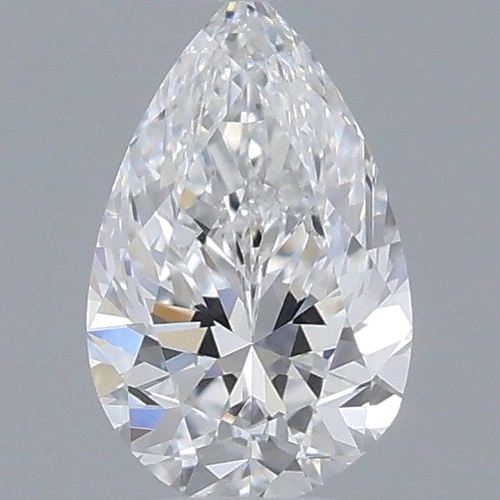 0.3 carat D-VS1 Natūralus Pear Deimantas (1)