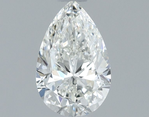 0.6 carat I-VVS2 Natūralus Pear Deimantas (1)