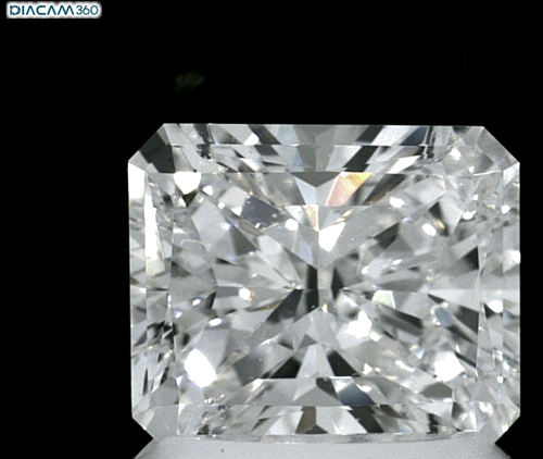 1.5 carat F-VS2 Natūralus Radiant Deimantas (1)