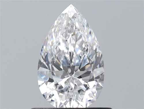 0.6 carat D-VVS1 Natūralus Pear Deimantas (1)